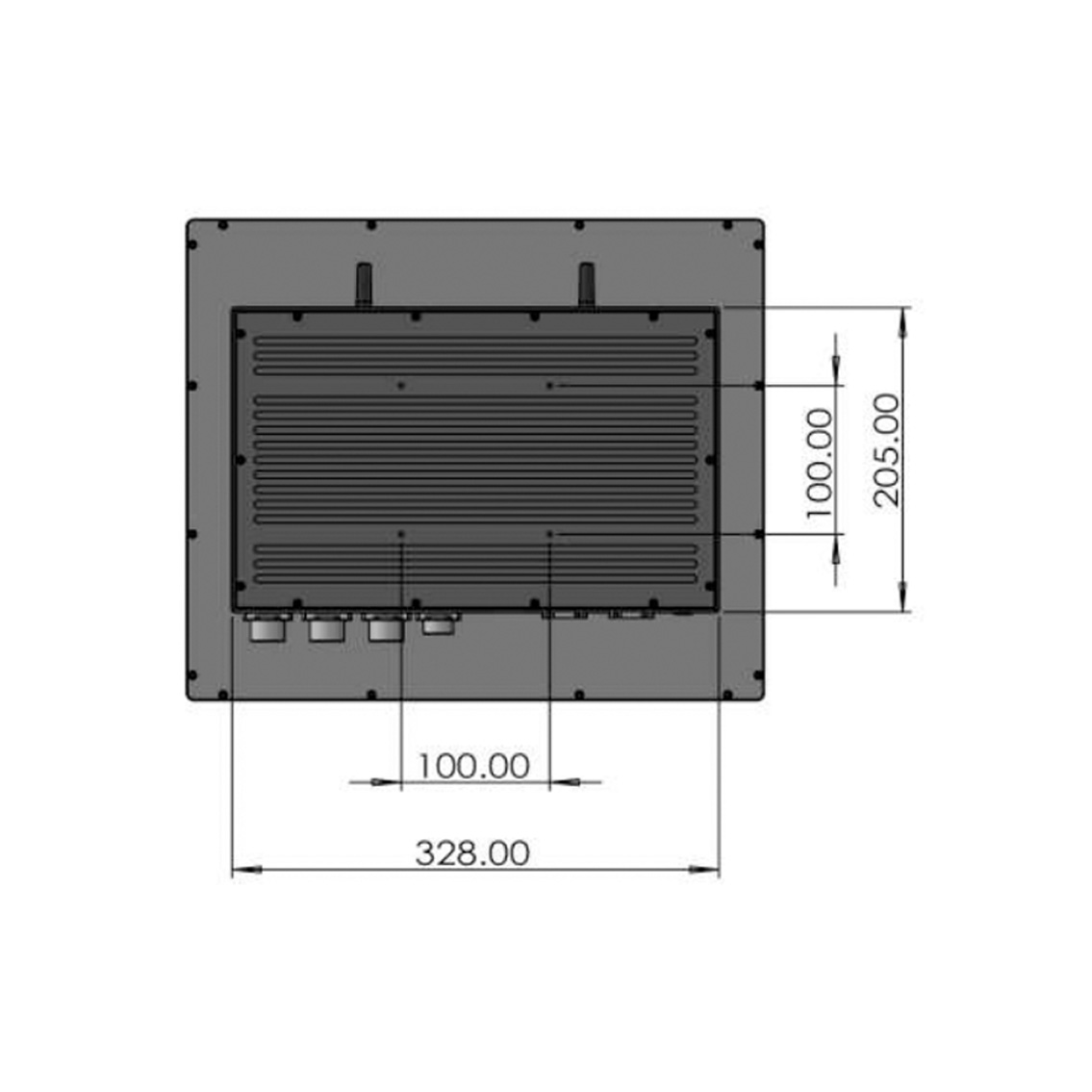 PC INDUSTRIEL / 17 / INTEL J6412 / ETANCHE IP 65 TOTAL / SENKE