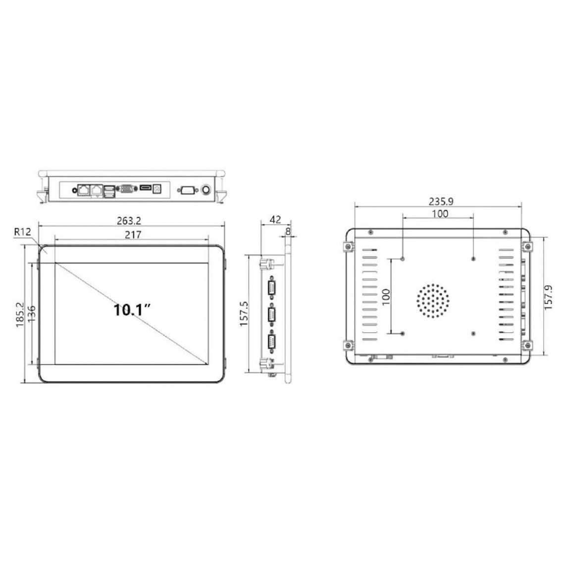 BORNE INTERACTIVE 10,1 - FMER / WINDOWS