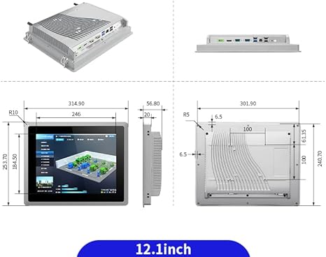 PC INDUSTRIEL / 12,1 / INTEL J6412 / WINDOWS