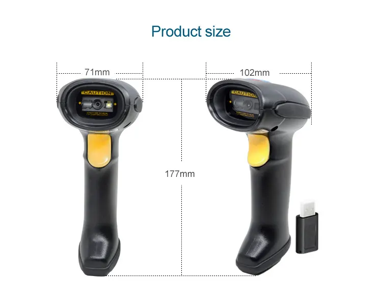 BARCODE SCANNER / XB-62088RB 2D / WIFI /SYBLE