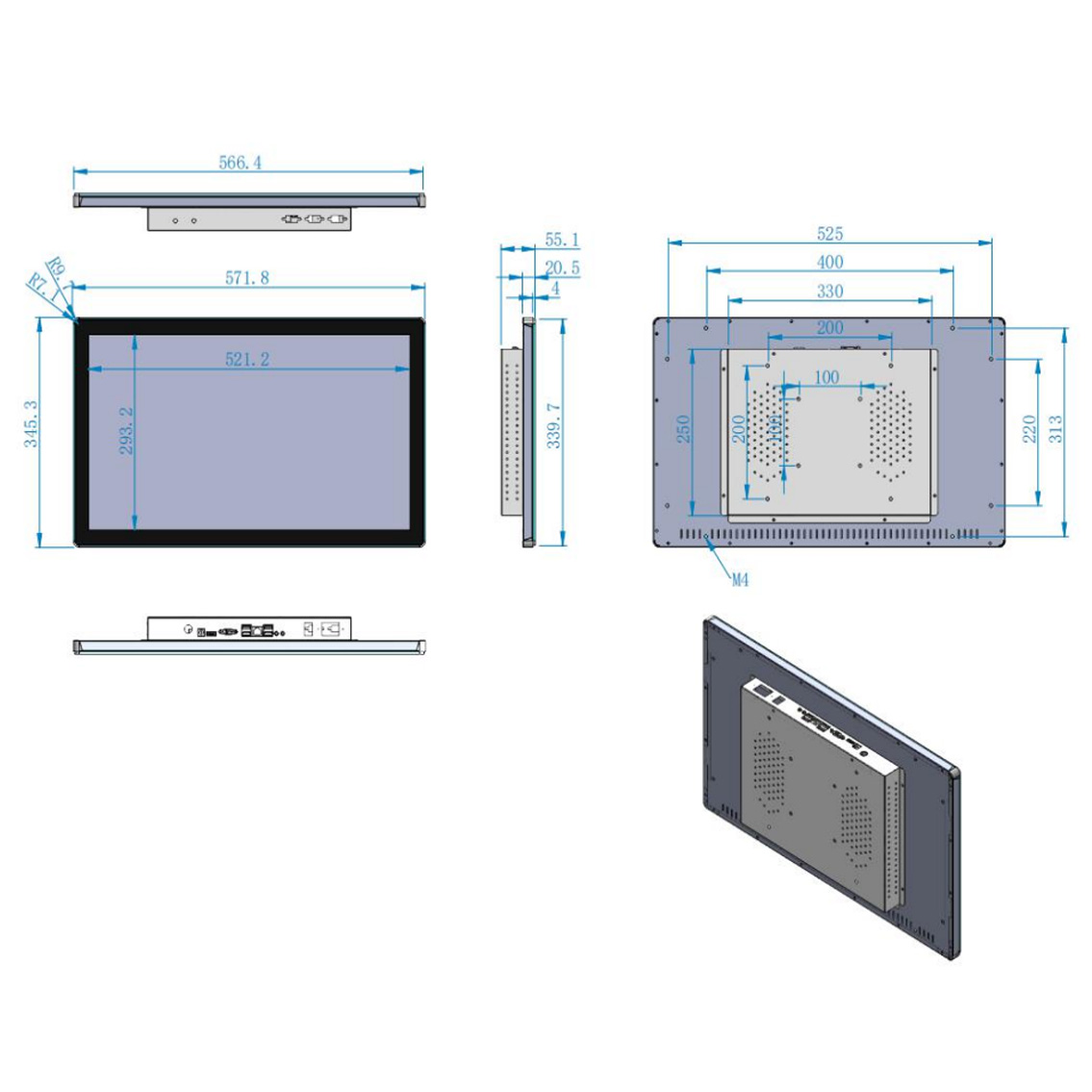 PC INDUSTRIEL / 24 / INTEL I5 /WINDOWS